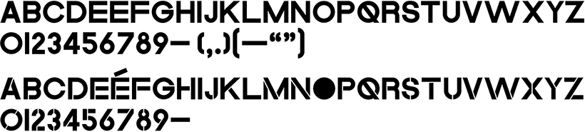 Type foundry creating bespoke fonts for display usage